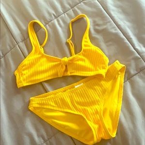 Cute fun yellow bikini set!!!